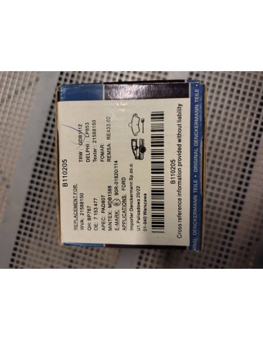 Klocki hamulcowe Ford mondeo / cougar