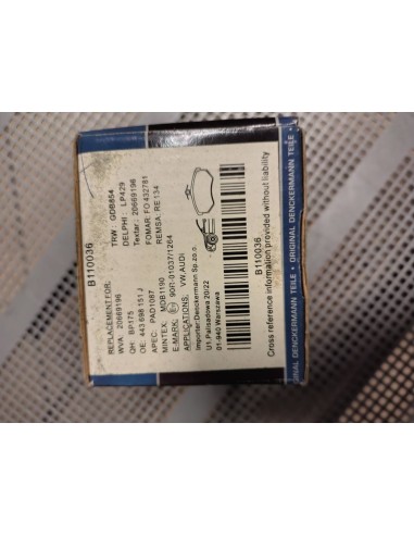 Klocki hamulcowe Audi 80 / A4, Volkswagen passat, golf / caddy
