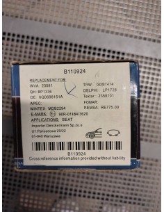 Klocki hamulcowe Volkswagen polo, Skoda Fiabia I / Fabia II / roomster, Seat Ibiza III / IbizaIV / Cordoba 2