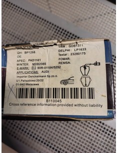 Klocki hamulcowe Audi A6 C5 / A8 D2