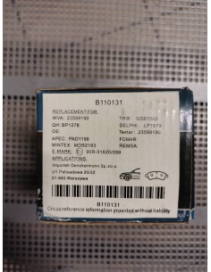 Klocki hamulcowe Citroën Xsara Picasso