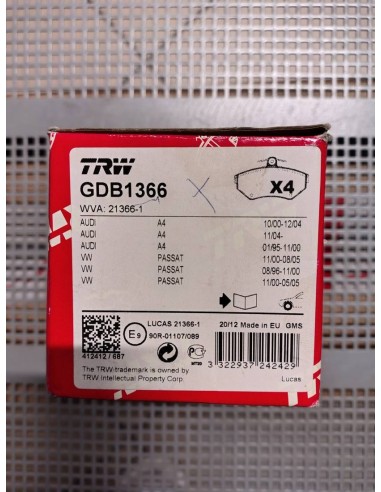 Klocki hamulcowe Seat Exeo, Audi A4, Volkswagen passat