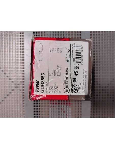 Klocki hamulcowe Hyundai ix20, Hyundai Sonata VI, Hyundai Sonata VII, Kia Soul / Kia Soul II