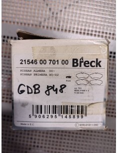 Klocki hamulcowe Nissan Almera II (N16), Primera (P11 / P12), Mercedes-benz Viano / Vito (W639) 2