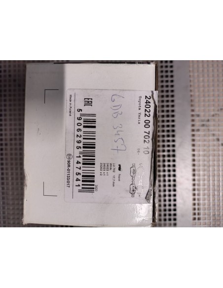 Klocki hamulcowe Toyota Yaris, Celica, MR2 III, RAV 4 II, Daihatsu  Charade VIII, Sirion, Cuore V/VI, YRV, Copen, Extol, Terios.