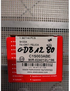Klocki hamulcowe Skoda Felicia, Favorit, Volkswagen  Caddy II Pick-up 2