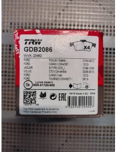 Klocki hamulcowe Ford C-MAX, Focus, Transit Connect, Volvo C30, C70 II, S40 II, Opel Vectra C, Signum, Renault Laguna II/III