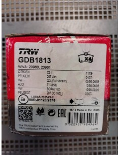 Klocki hamulcowe Citroen C3 II, C3 Picasso, DS3, Peugeot  207 , 208 II
