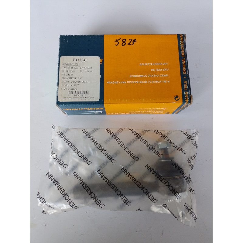 DENCKERMANN KOŃCÓWKA DRĄŻKA-D130241 FIAT UNO  LANCIA Y